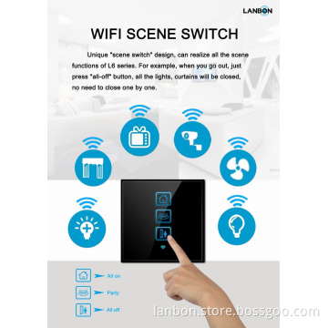 Smart home technology new smart wireless home automation product scene switch